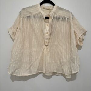NWT Sessun Callao textured blouse
